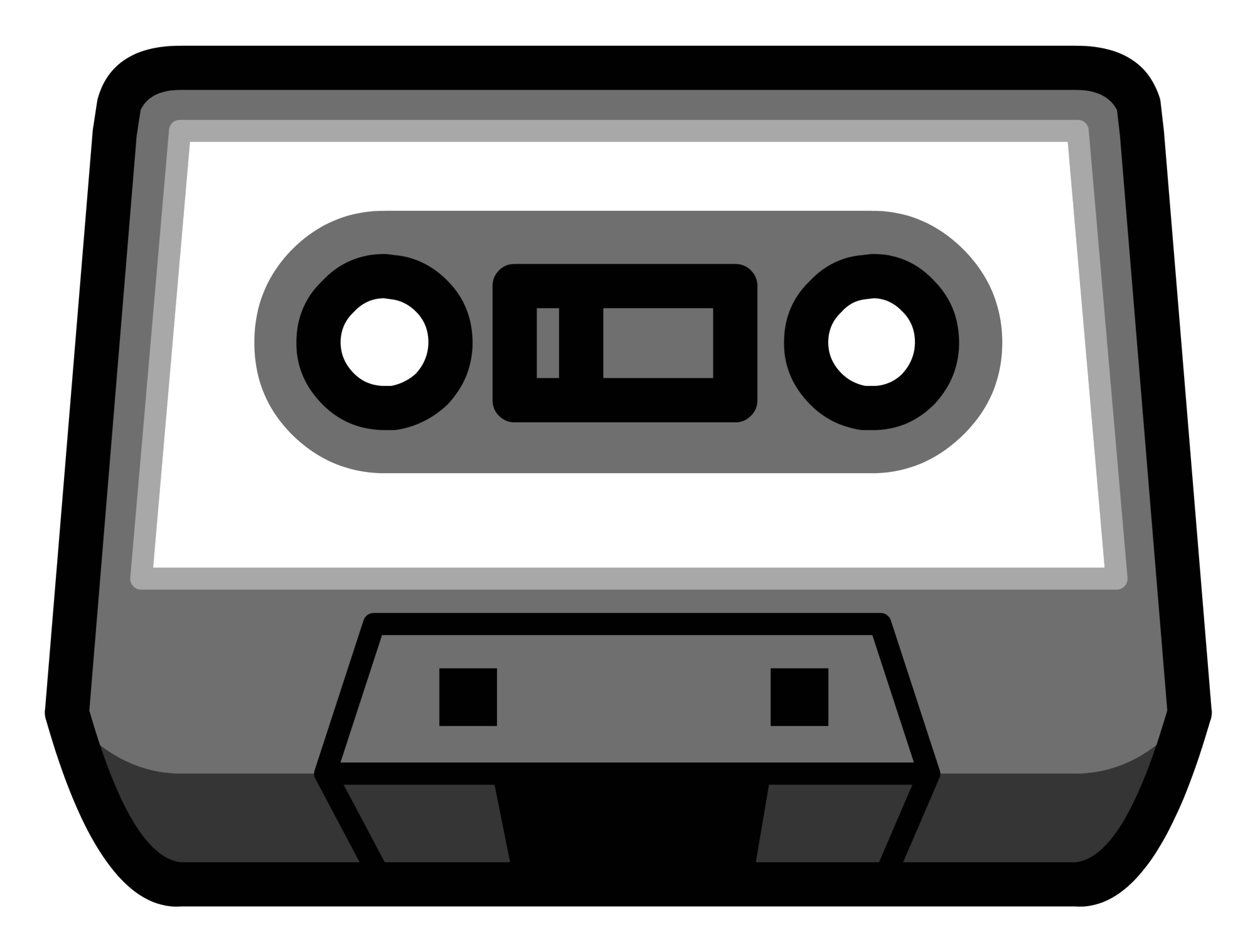 Audio Cassette PNG Free Download