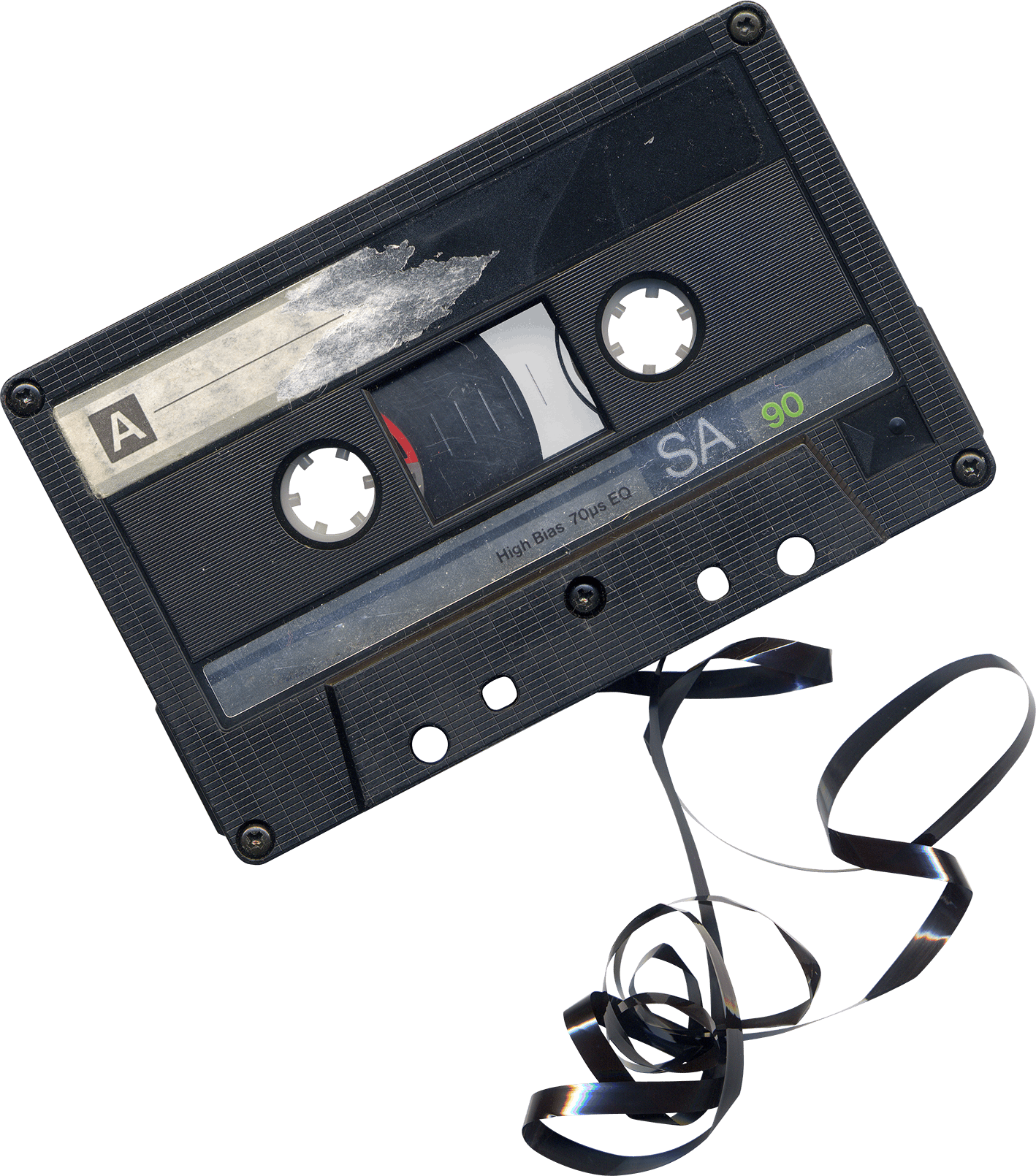 Audio Cassette Transparent Image