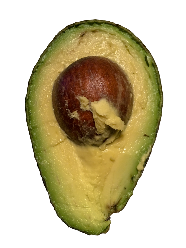 Авокадо прозрачное изображение