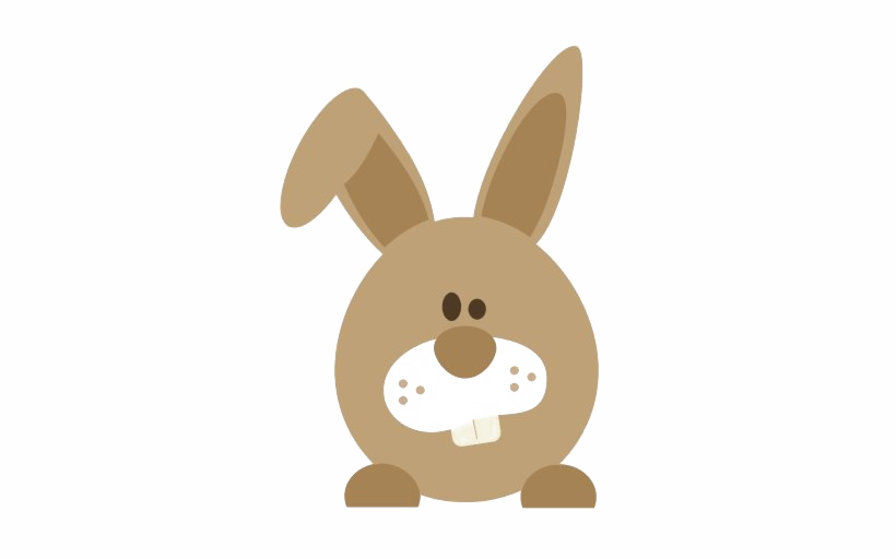 Immagine Trasparente coniglietto di Pasqua del bambino