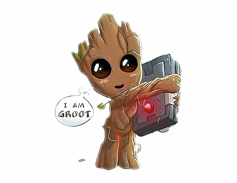 Baby Groot PNG Image Background