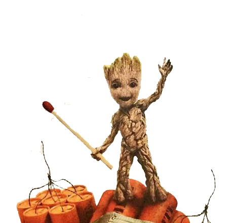 Baby Groot PNG картина