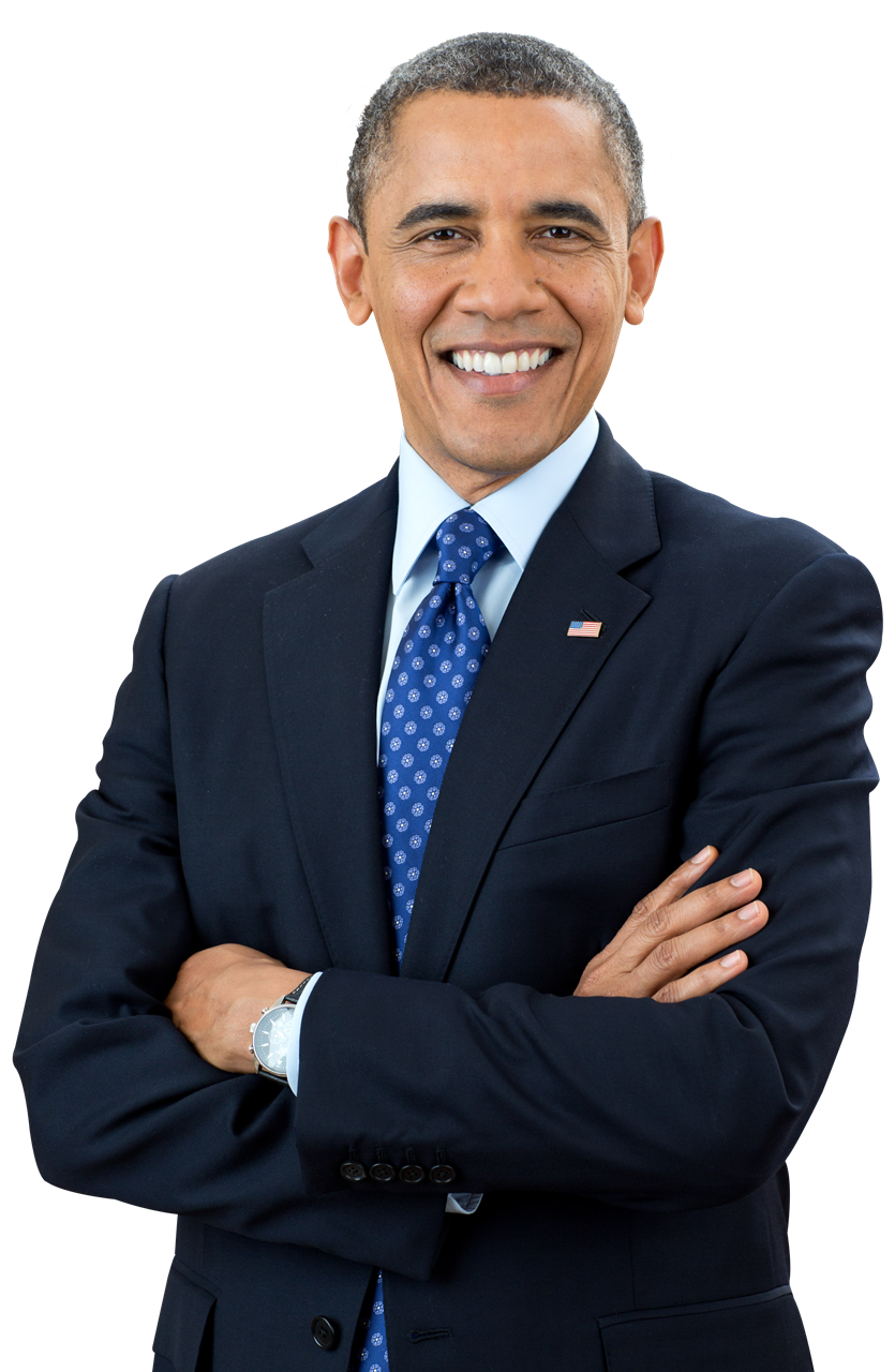 Barack Obama PNG Gambar Transparan