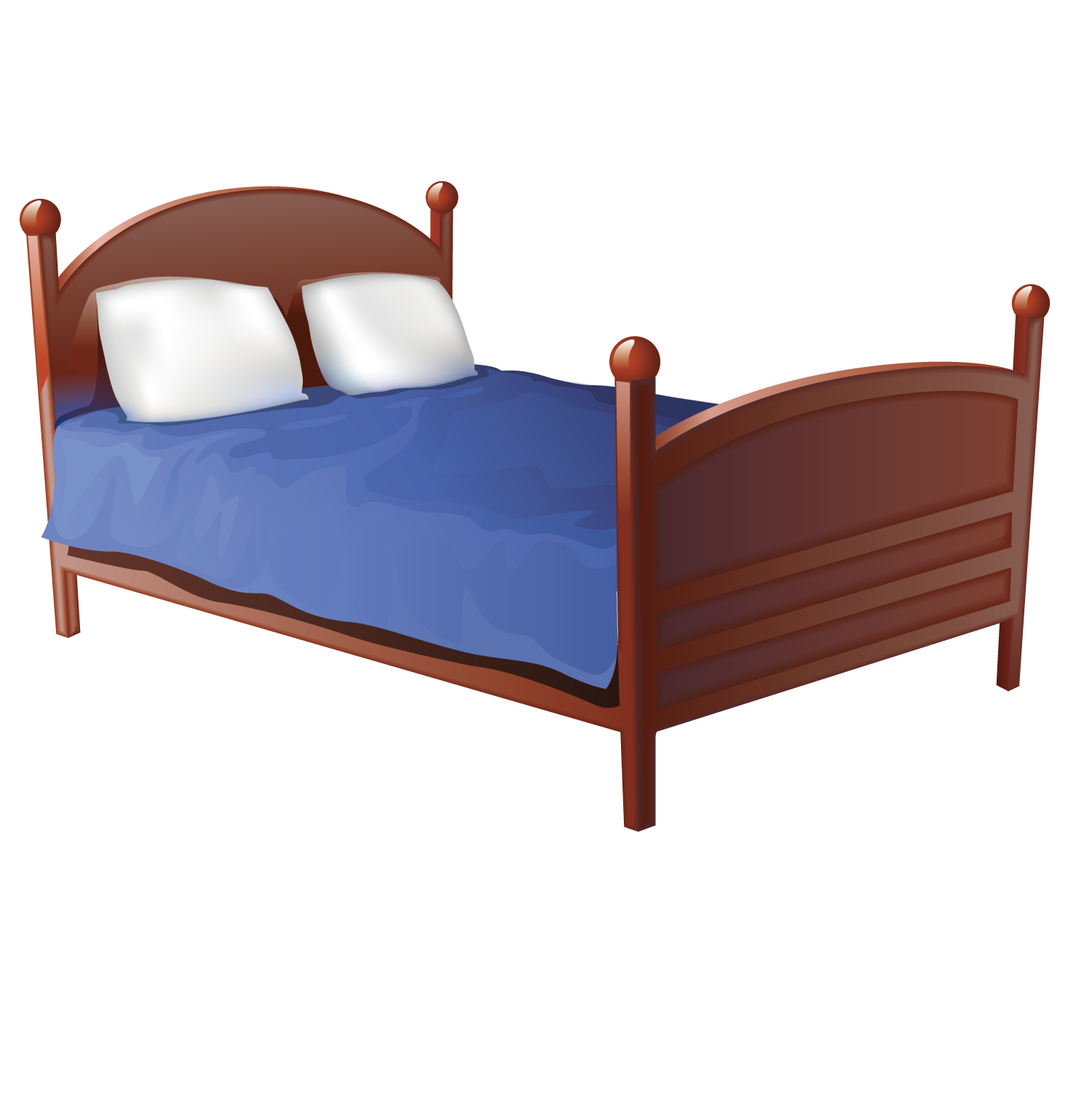 Bed PNG Foto