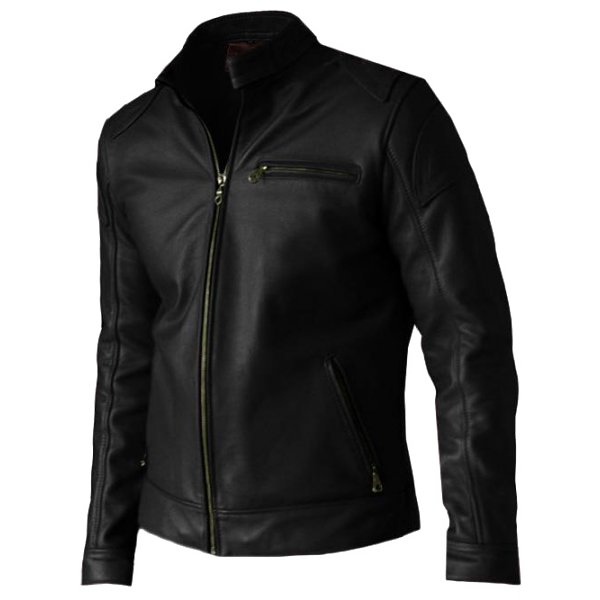 Black Leather Jacket Transparent Background PNG