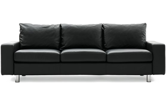 Zwarte sofa Download Transparante PNG-Afbeelding
