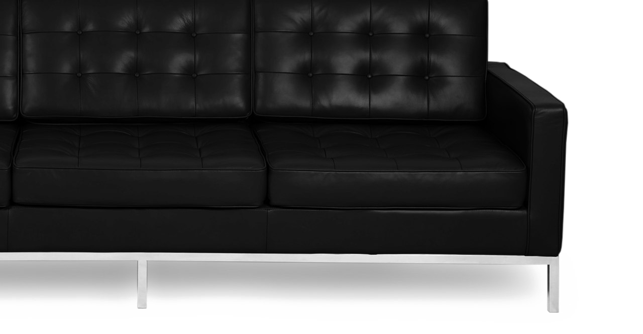 Zwarte sofa Gratis PNG-Afbeelding