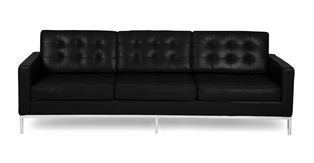 Black Sofa PNG Unduh Gambar