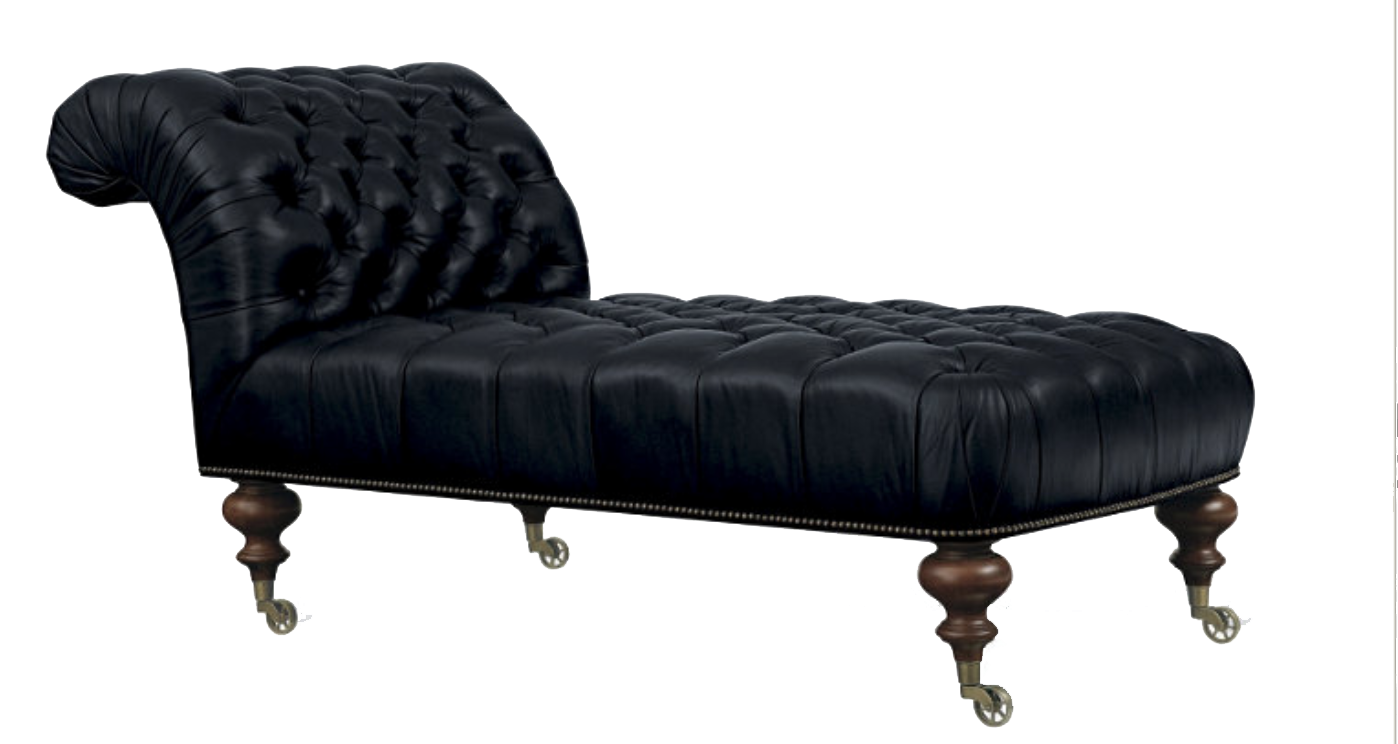 Zwarte sofa PNG Afbeelding achtergrond