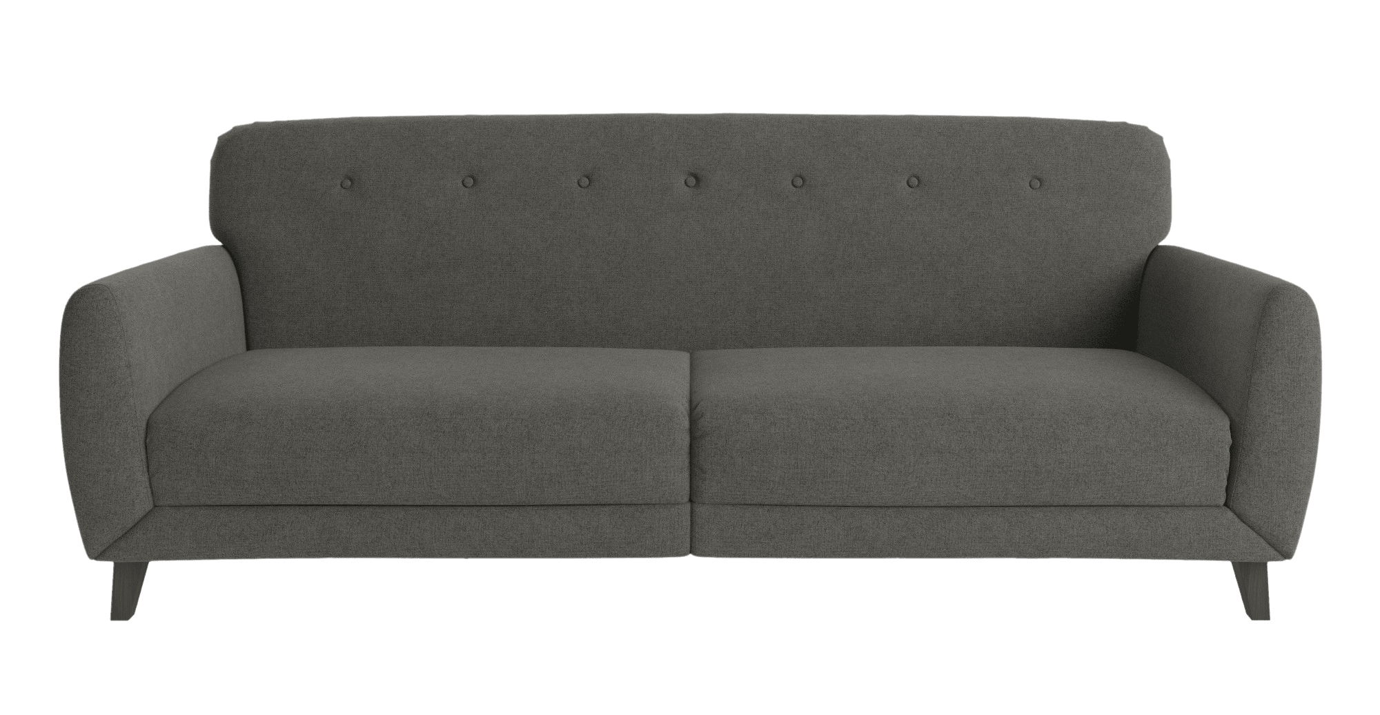 Black Sofa PNG Image