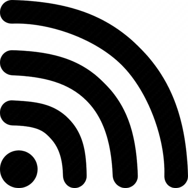 Zwart wifi logo PNG Gratis Download