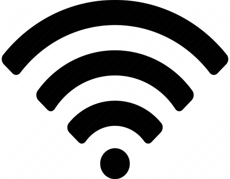 Logotipo de WiFi negro PNG Pic