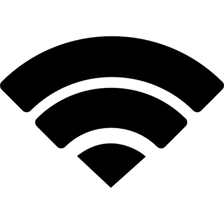 Черный wifi logo PNG картина
