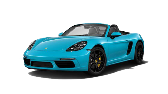 Blue Porsche PNG Transparent Image