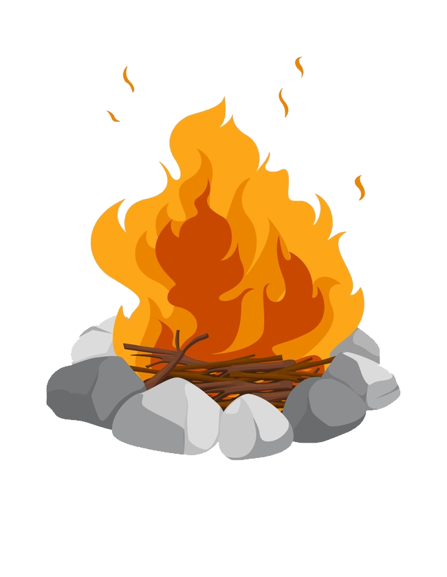 Bonfire Transparent Hintergrund PNG