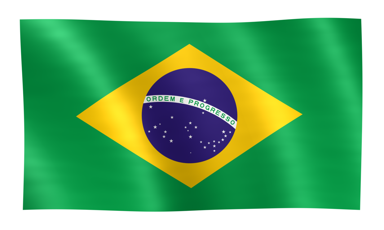 Brazil Flag PNG Background Image
