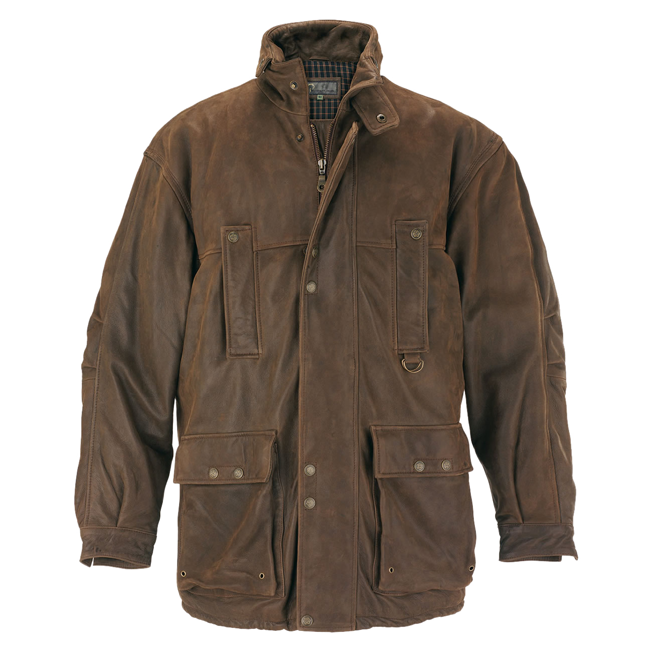 Brown Leather Jacket PNG Download Image