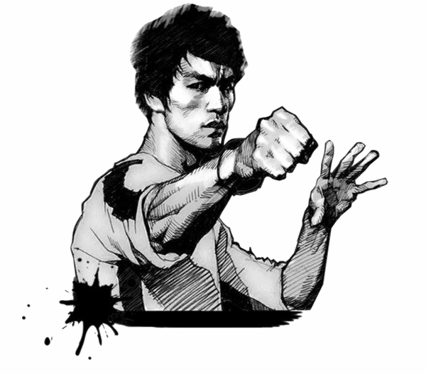 Bruce Lee PNG-Bildhintergrund