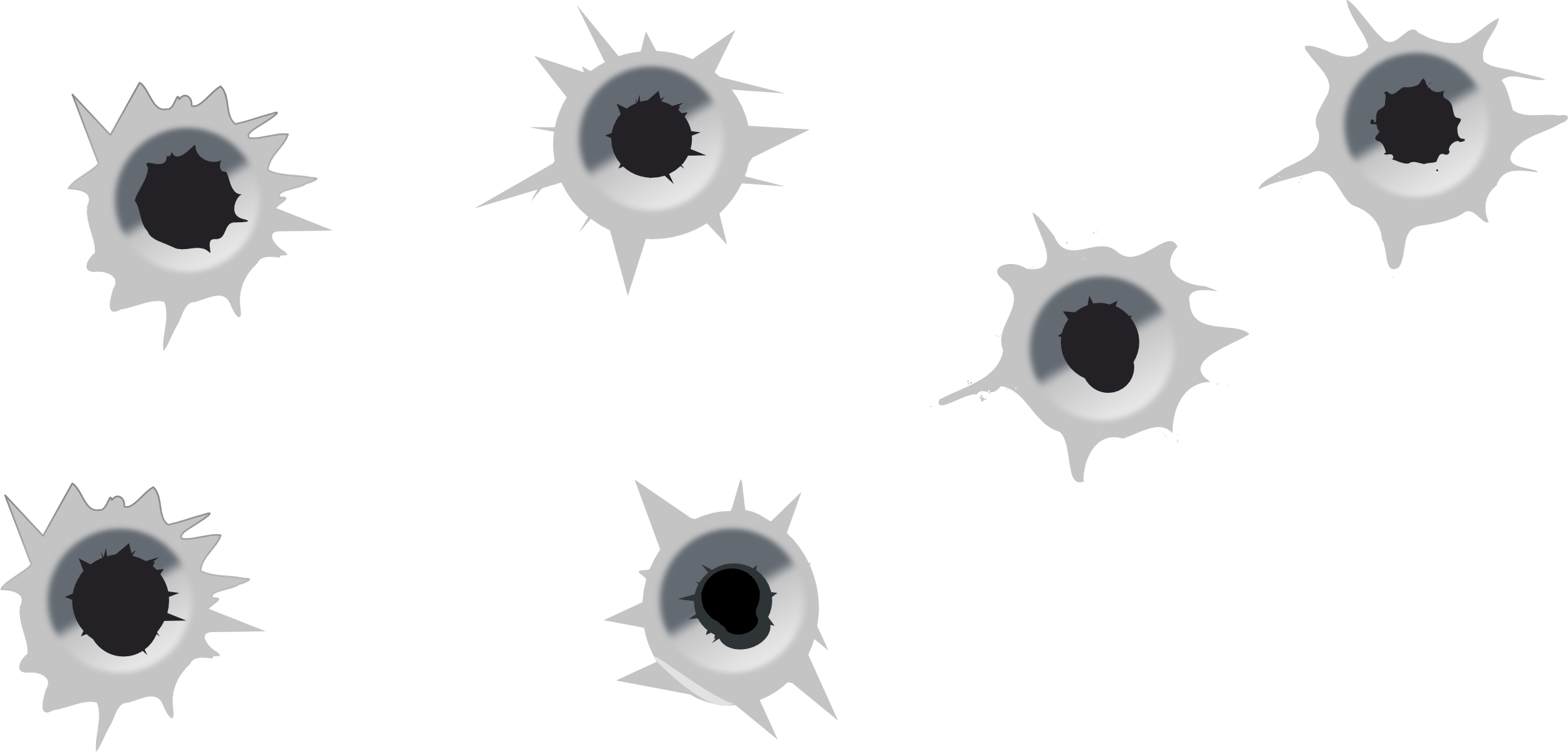 Bullet Holes PNG Image Transparent Background