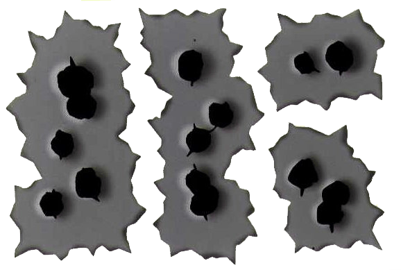 Bullet Holes PNG Transparent Image