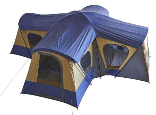 Tenda de acampamento transparente