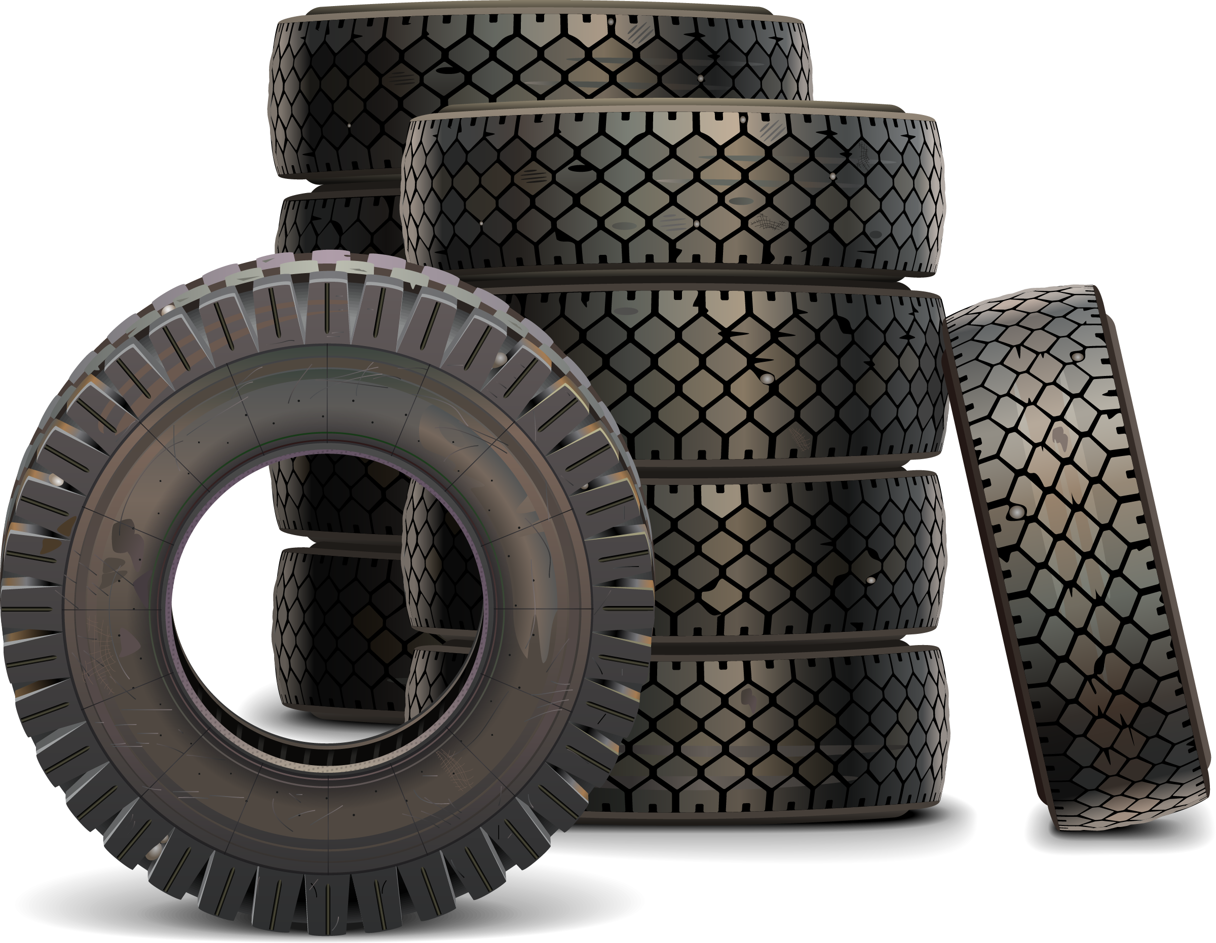 Imagem transparente de pneus de carro