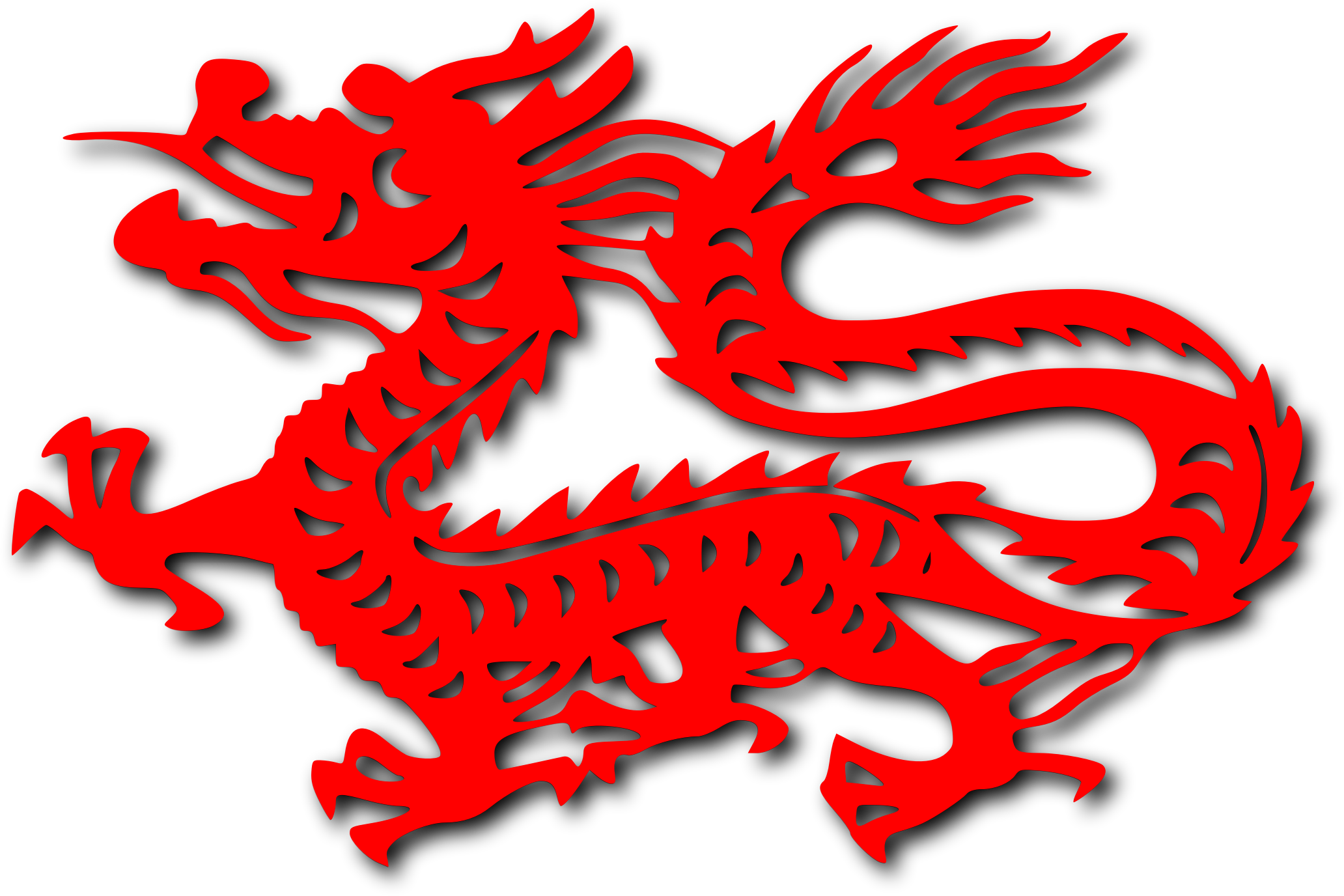 Image chinoise dragon PNG