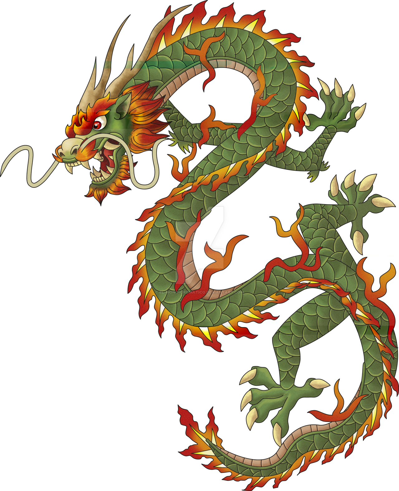 Images Transparentes de dragon chinois