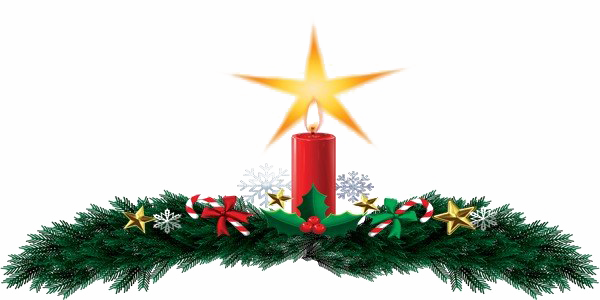 Christmas Candle PNG Picture