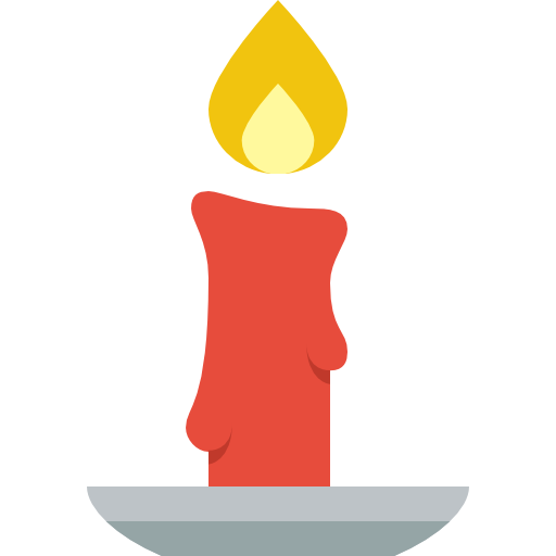 Christmas Candle Transparent Image