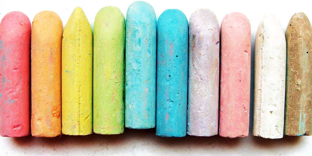 Colorful Chalk PNG Free Download