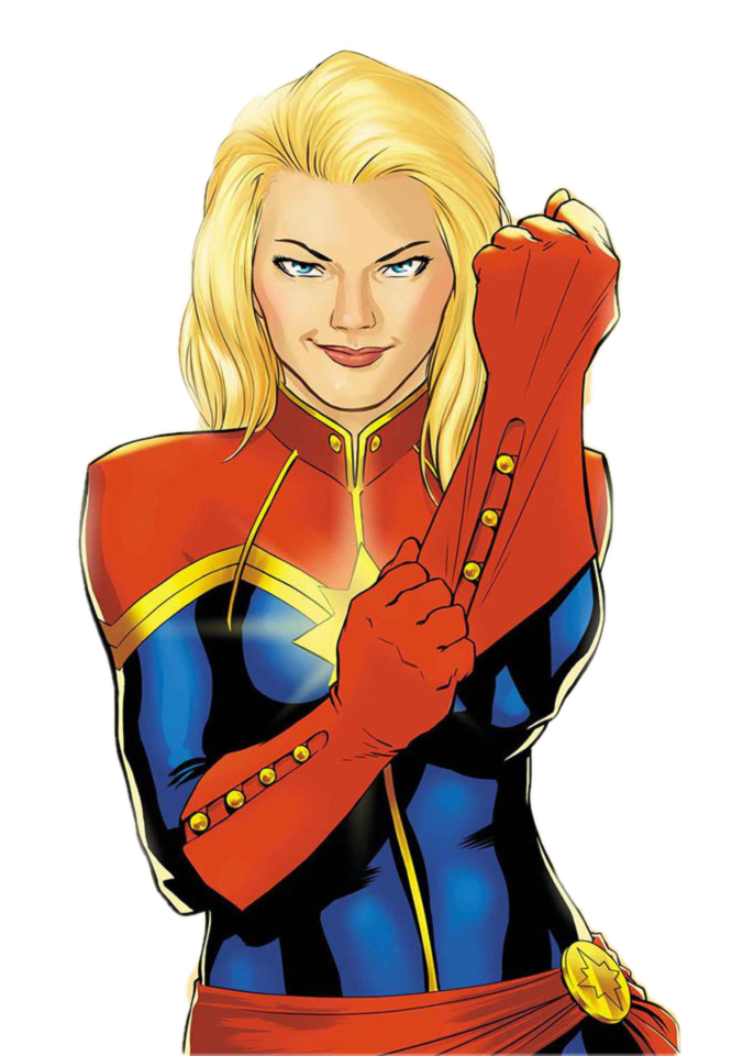 Comic Captain Marvel PNG Download Image