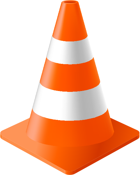 Construction Cone PNG High-Quality Image