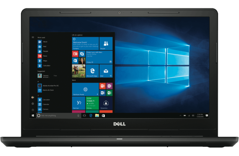 Dell Laptop PNG-Bildhintergrund