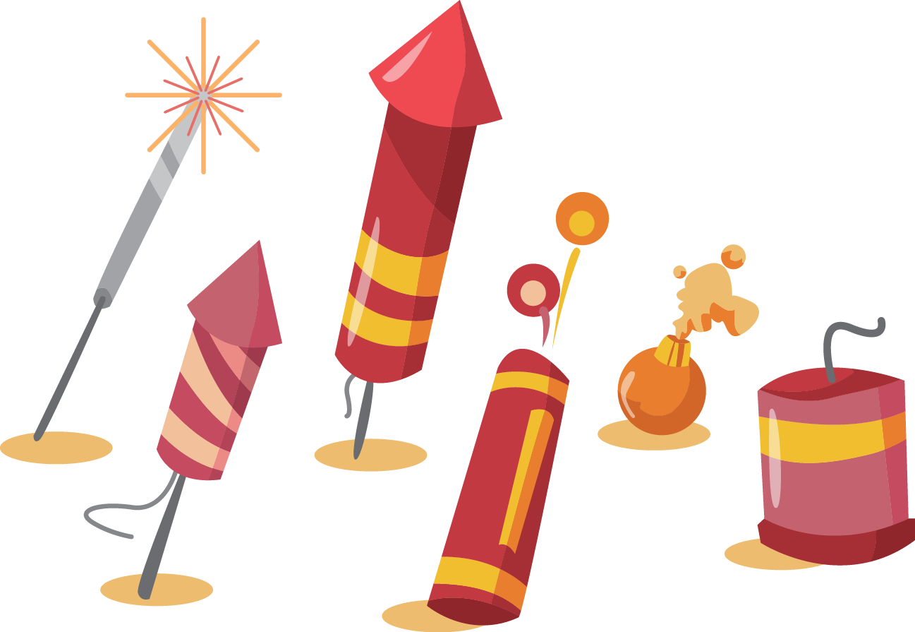 Diwali Crackers PNG High-Quality Image