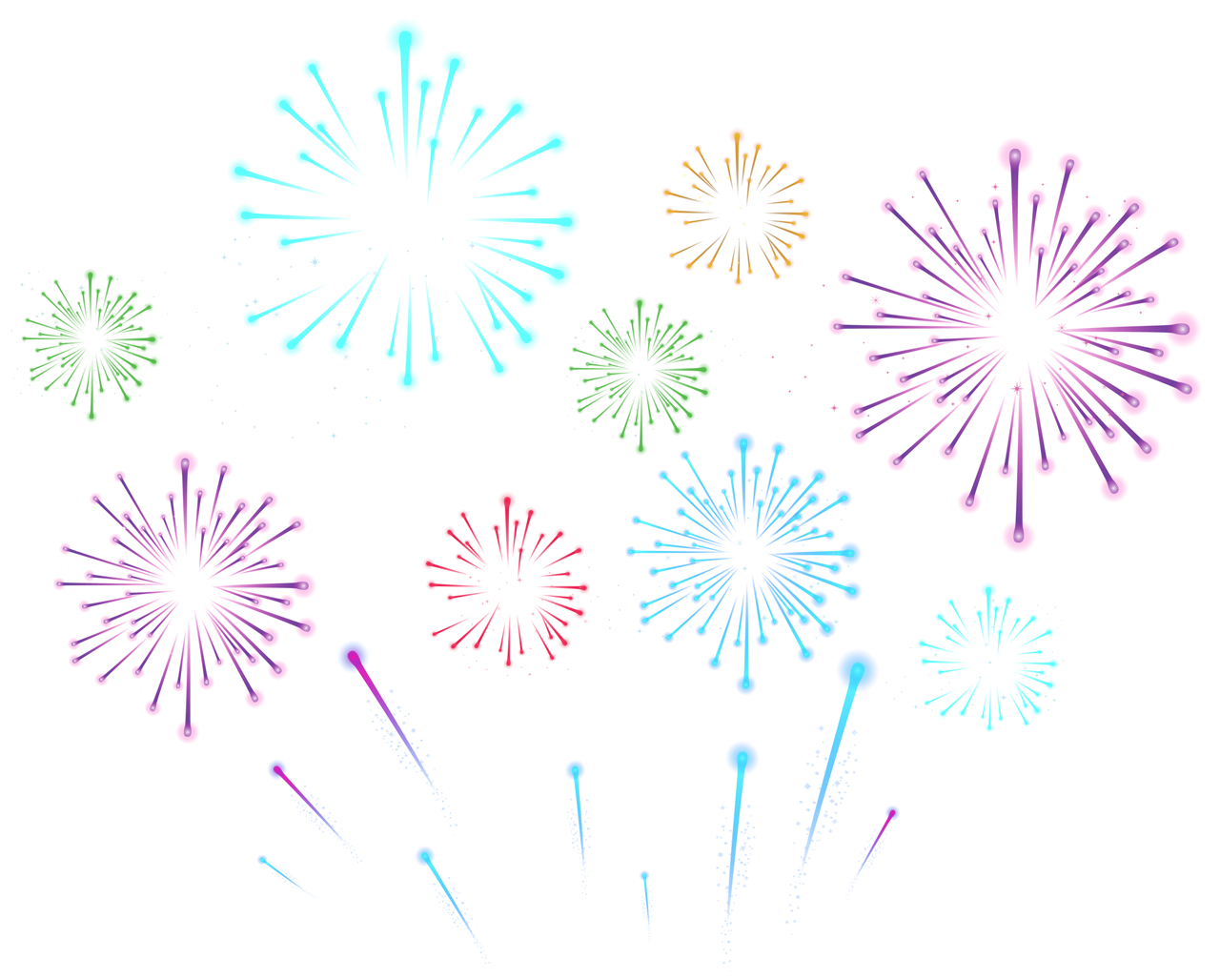 Diwali Fireworks PNG Download Image