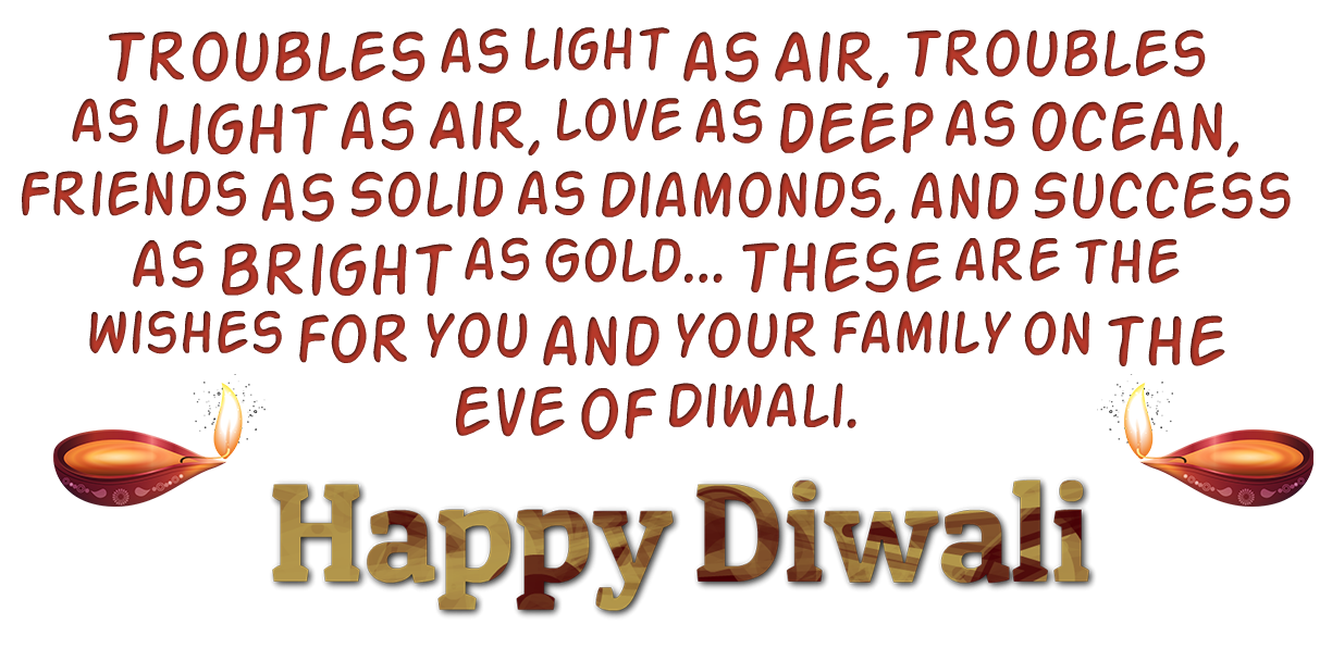 Diwali Messages PNG Photo
