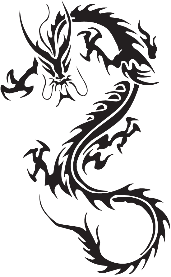 Dragon tatouage PNG image