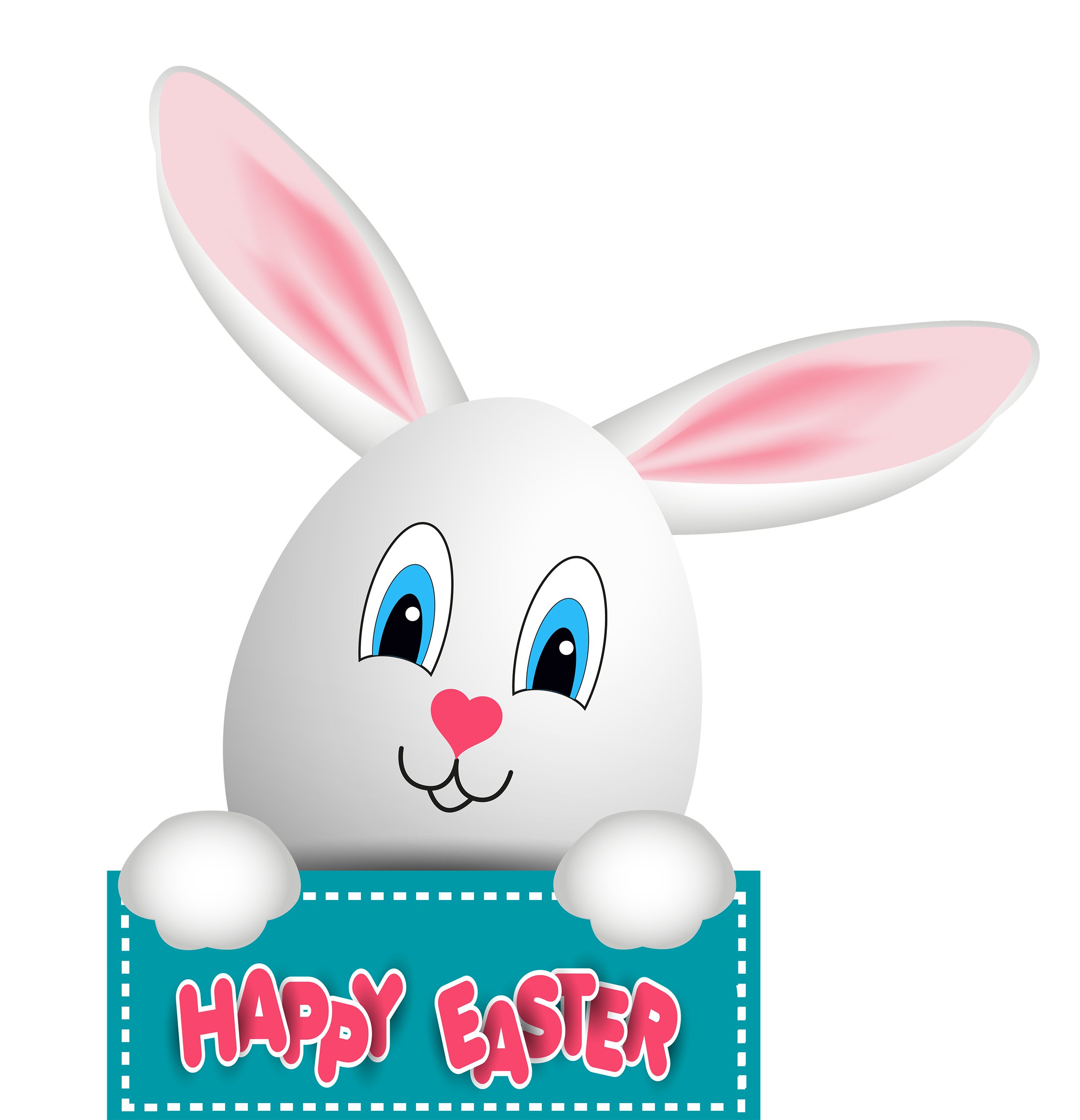 Immagine Trasparente coniglietto di Pasqua