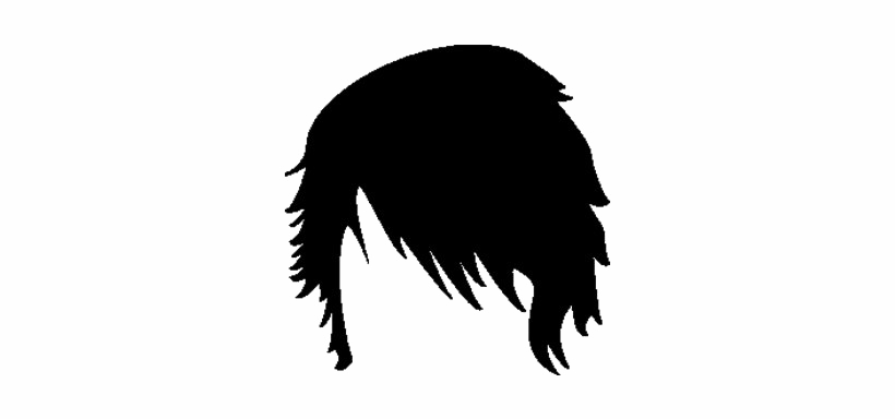 Imagem de alta qualidade de cabelo emo PNG