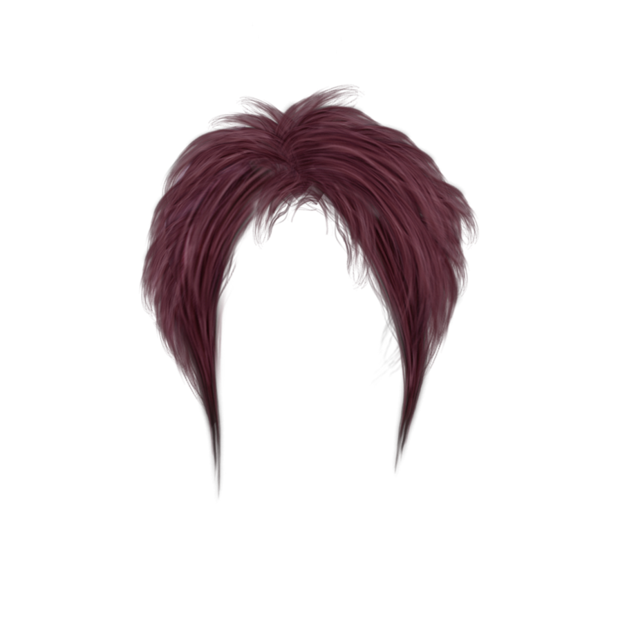emo 머리카락 PNG 투명 이미지