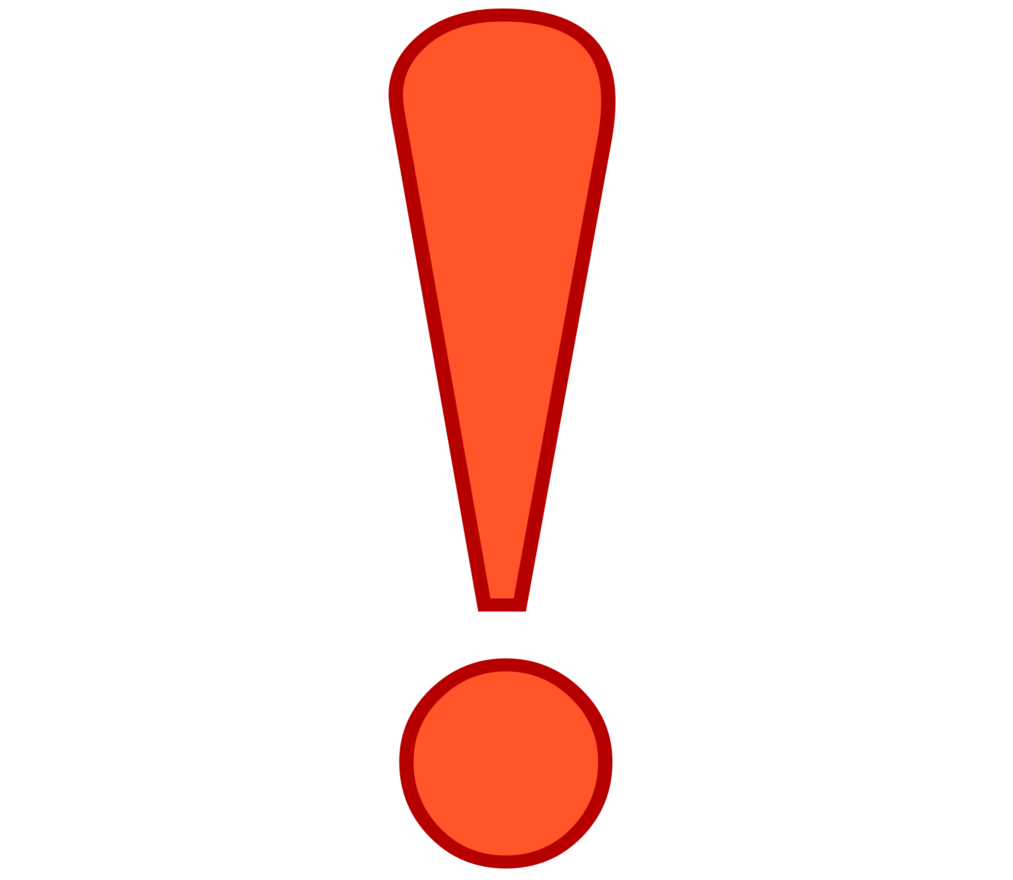 Exclamation Mark Transparent Image
