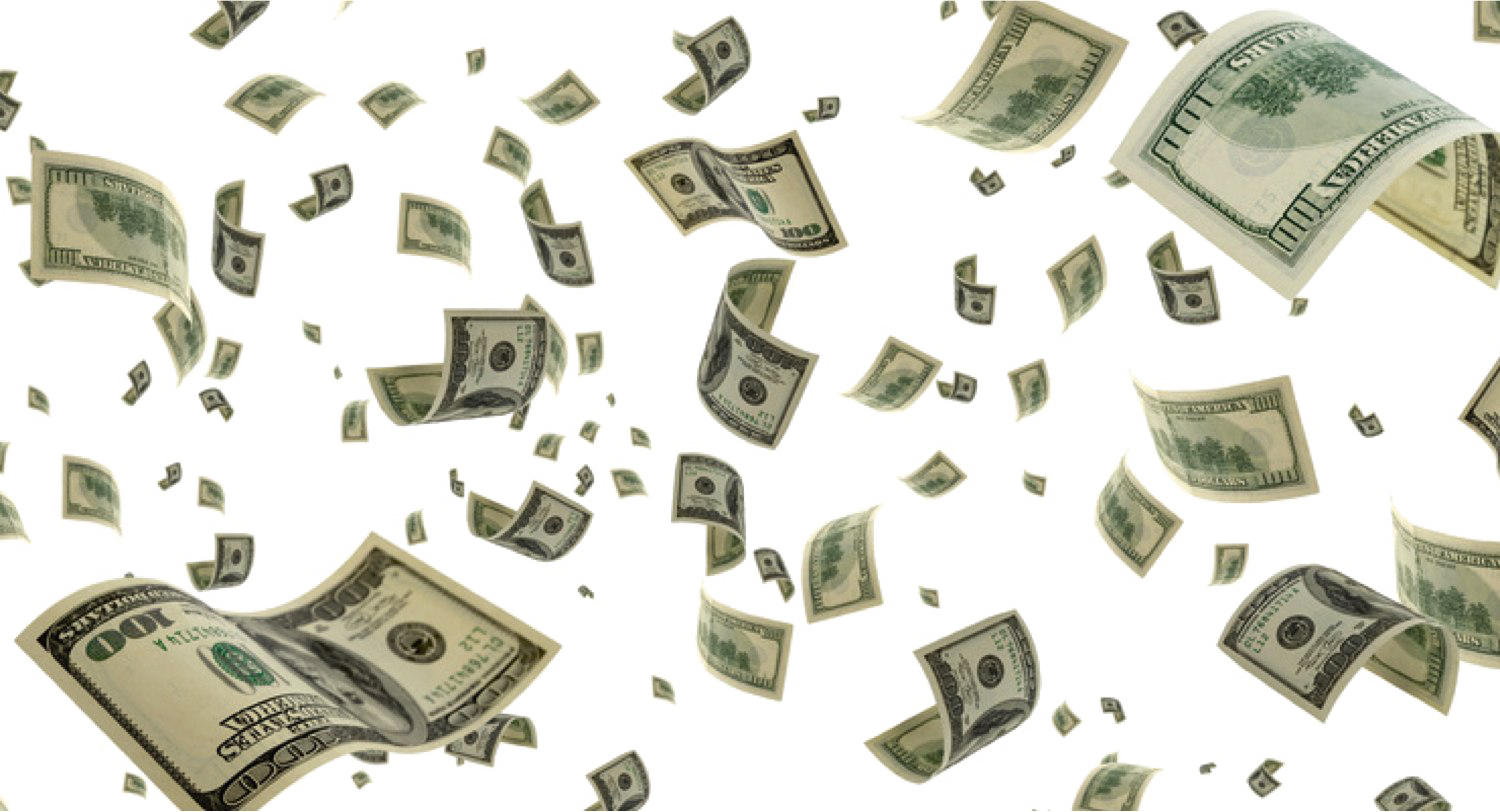 Falling Money PNG Download Image