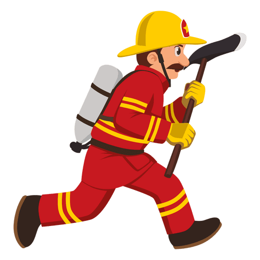 Brandweerman PNG-Afbeelding