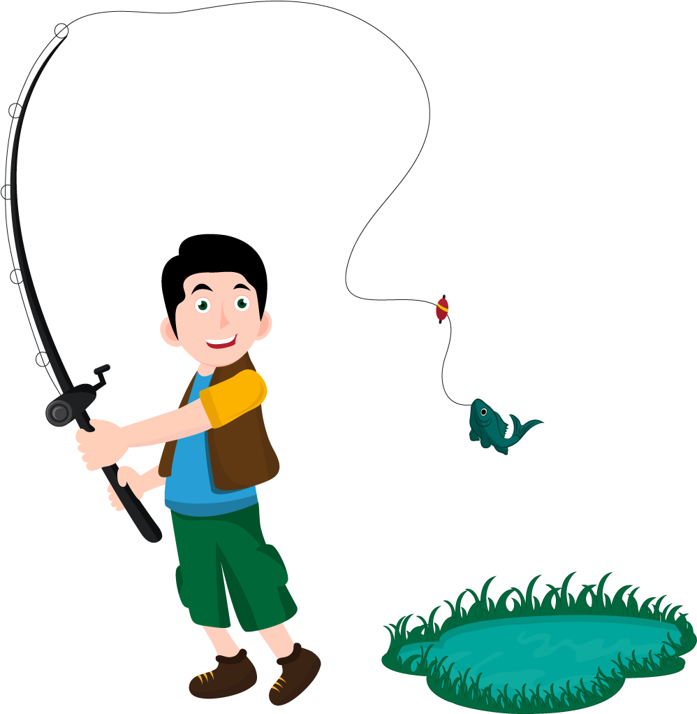 Fishing PNG Image Background