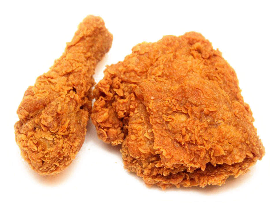 Immagine fritta di PNG di pollo fritto