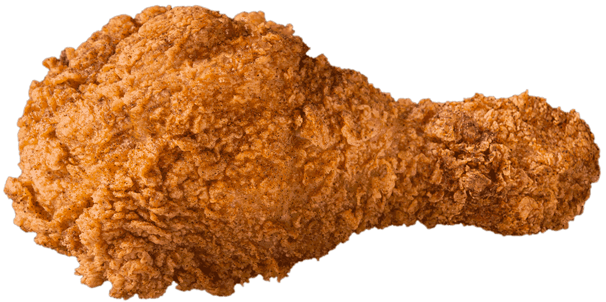 Immagine Trasparente di pollo fritto