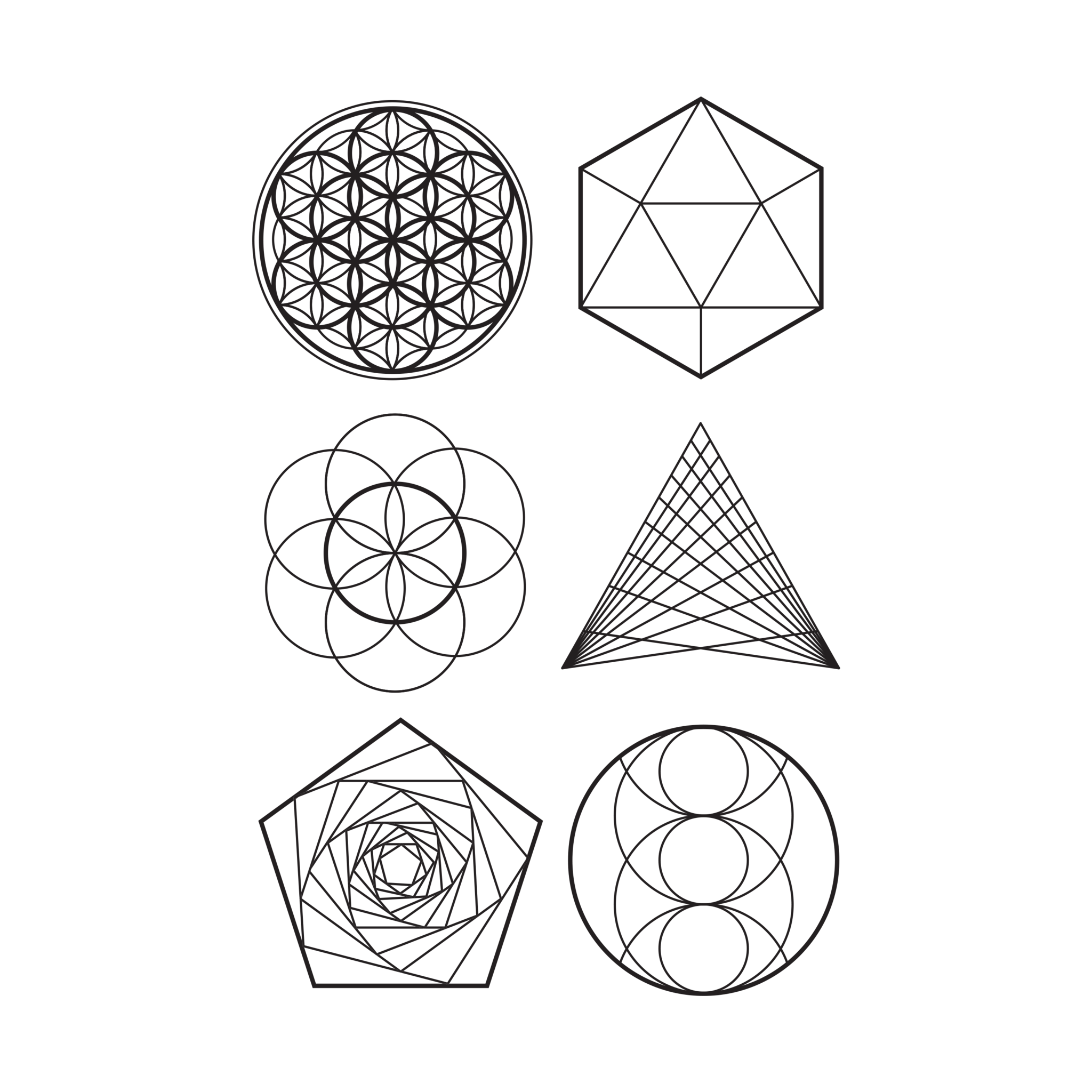 Geometry Tattoo Download PNG Image