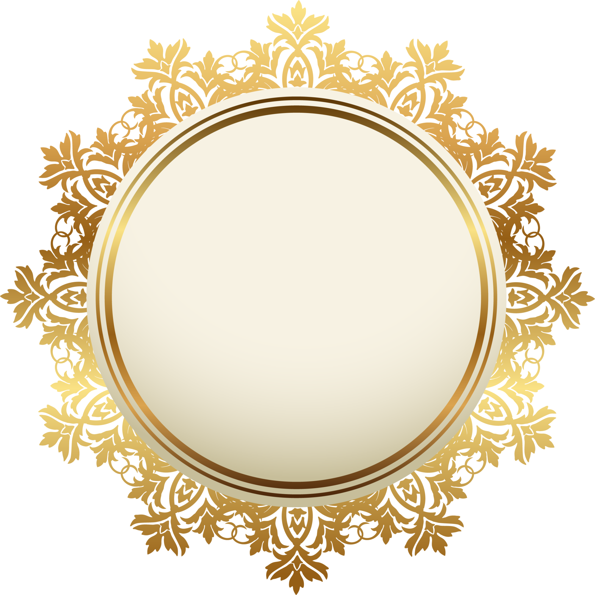 Imagen de fondo de la insignia de oro PNG