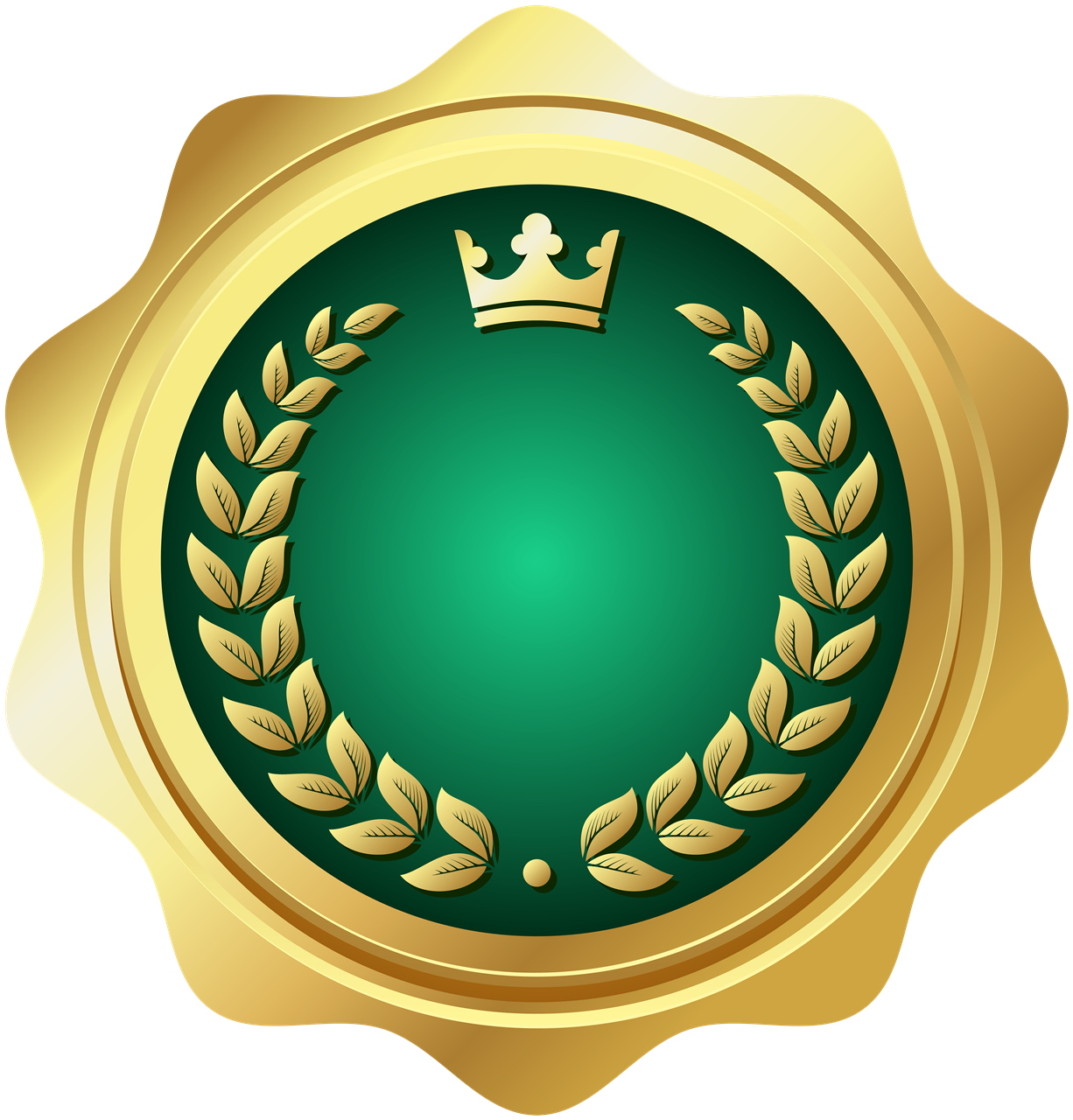 Golden Badge PNG Free Download